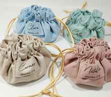 Cargar imagen en el visor de la galería, Mini Joyero Lino. Personalizable. Disponible en 4 colores