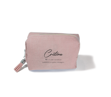 Cargar imagen en el visor de la galería, Monederito Lino con detalle pompón. Personalizable. Disponible en 4 colores
