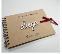 Cargar imagen en el visor de la galería, Libro Firmas Comunión Textura