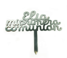 Cargar imagen en el visor de la galería, Cake Topper Madera Comunión Personalizable