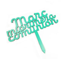 Cargar imagen en el visor de la galería, Cake Topper Madera Comunión Personalizable