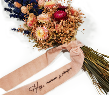 Cargar imagen en el visor de la galería, Cinta Terciopelo Ramo Novia. Personalizable. Disponible en 3 colores