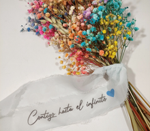 Cargar imagen en el visor de la galería, Cinta Gasa Ramo Novia. Personalizable. Disponible en 4 colores