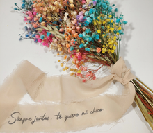 Cargar imagen en el visor de la galería, Cinta Gasa Ramo Novia. Personalizable. Disponible en 4 colores