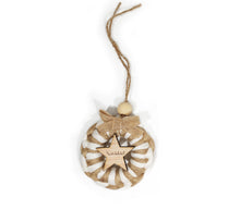 Cargar imagen en el visor de la galería, Bola Navidad 6. Adornos Navidad Macramé