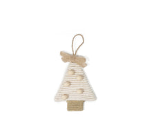 Load image into Gallery viewer, Adorno Árbol Navidad Macramé Enrollado