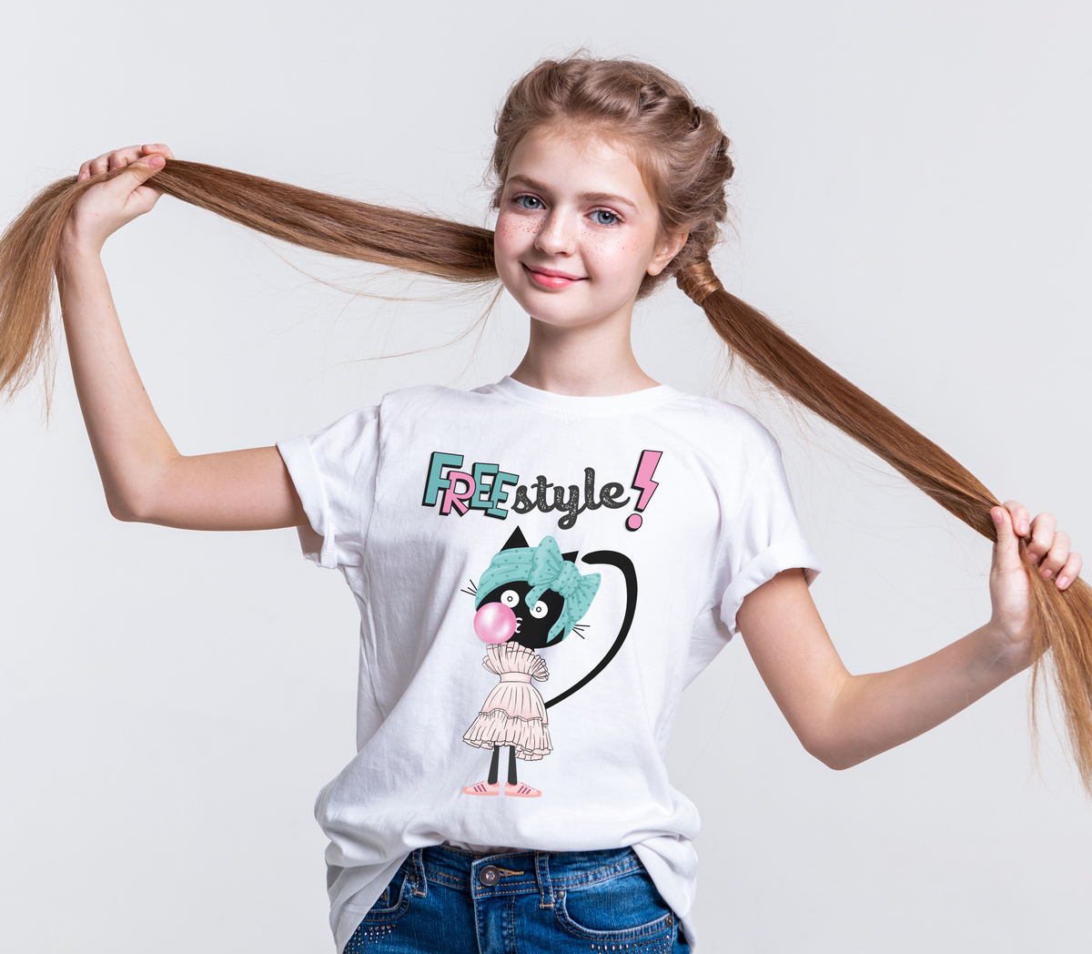 Camiseta Manga Corta Nina Rose Free Style amandayrose