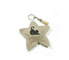 Cargar imagen en el visor de la galería, Llavero Lino Estrella Personalizable (disponible en 4 colores)