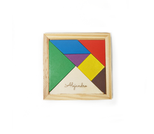 Cargar imagen en el visor de la galería, Juego de Madera Tangram Personalizable
