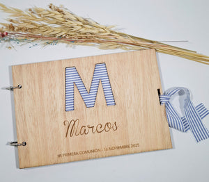 Libro Firmas Comunión Marinero. Personalizable