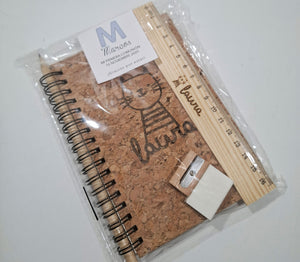Libreta Corcho + Kit de Escritura Cute Animal