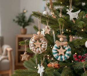Bola Navidad 6. Adornos Navidad Macramé
