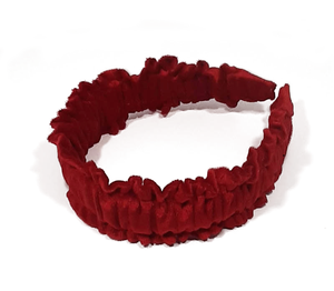 Diadema Fruncida V&V Classy Roja