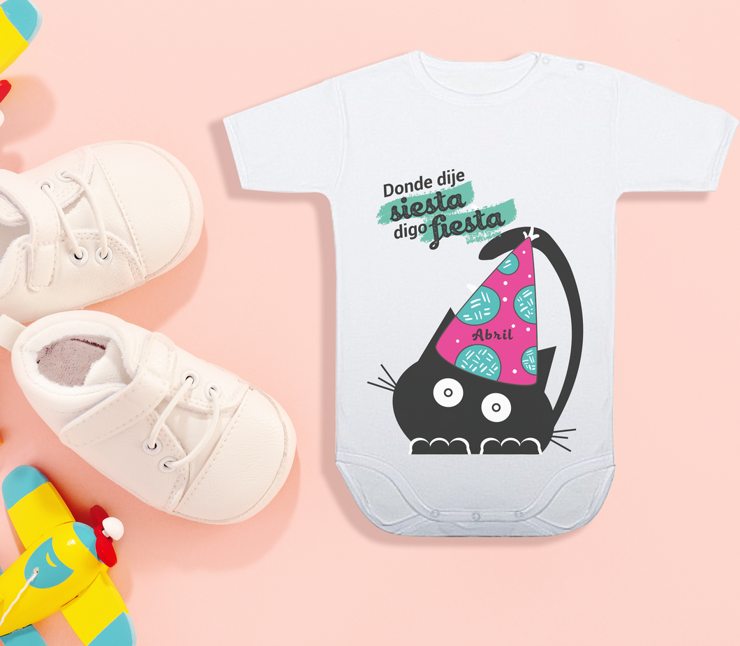 Body manga corta best sale niña