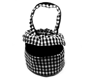 Bolso Bombonera Mini V&V Classy Negro