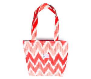 Bolso Playa Shopper Red Geometric